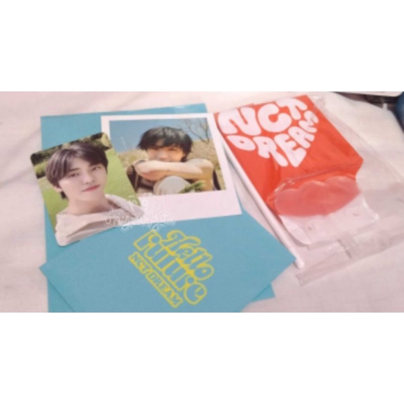 md balon hello future set pc jaemin polaroid jeno