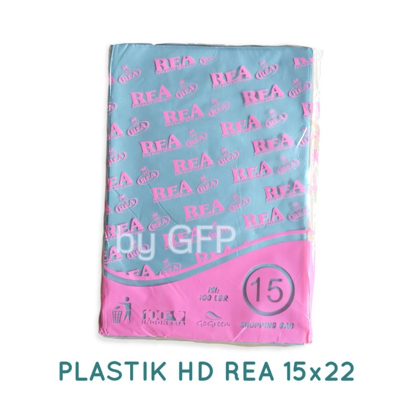 Kantong Plastik HD 15x22 cm 100pcs REA Tanpa Plong - Plastik Packing Olshop Online Shop Kecil Masker