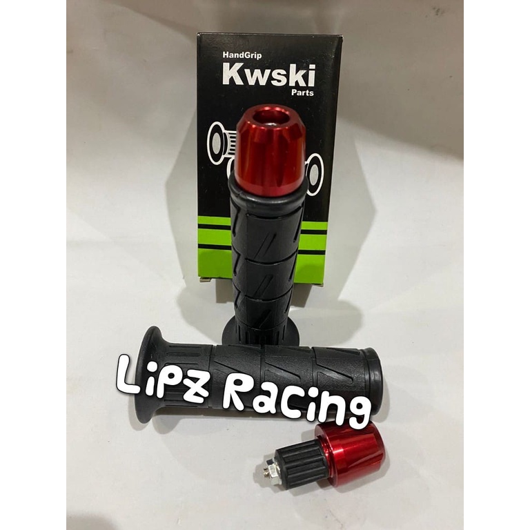 HANDGRIP KWSKI+JALU STANG  BANDUL CNC UNIVERSAL/SEMUA MOTOR