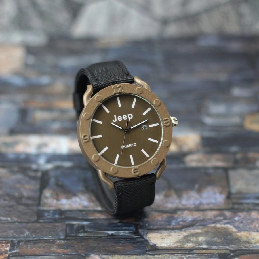Jam Tangan Pria JEEP JP Jam Analog Tali Kanvas Jam Fashion Murah