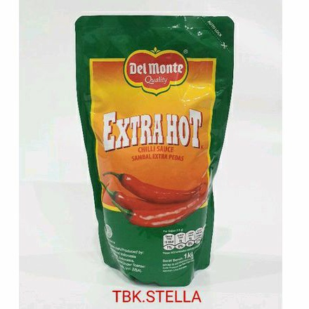 

DEL MONTE SAUS SAMBAL EXTRA HOT CHILI 1 KG