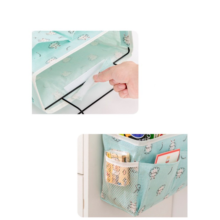 Retaily HL0226 Tas Penyimpanan Gantung Organizer Bedside Storage Serbaguna Tas Gantung