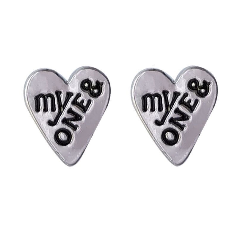 Love Letter Earrings Accessories Hip-hop Punk Retro Temperament