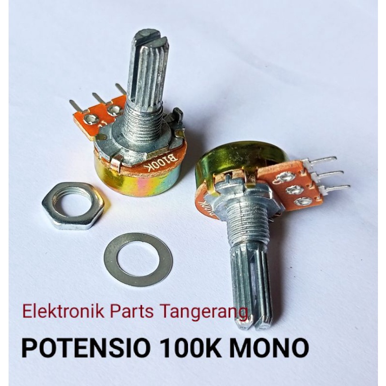 POTENSIO 100K MONO / POTENSIO MONO 100K / POTENSIO VOLUME 100K / PENGATUR VOLUME 100K