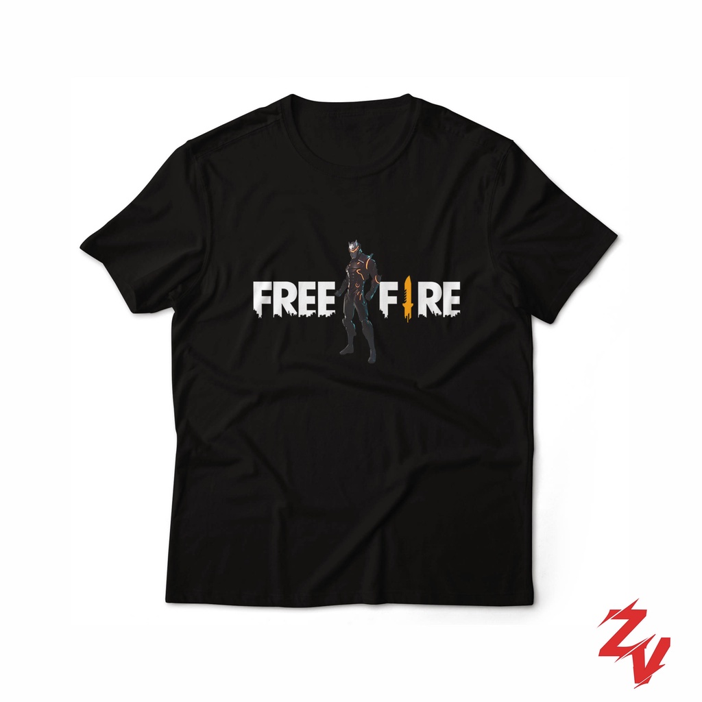 Zavistan - Kaos Game Pria Free Fire DTF Printing Kaos Distro Esports - FF1
