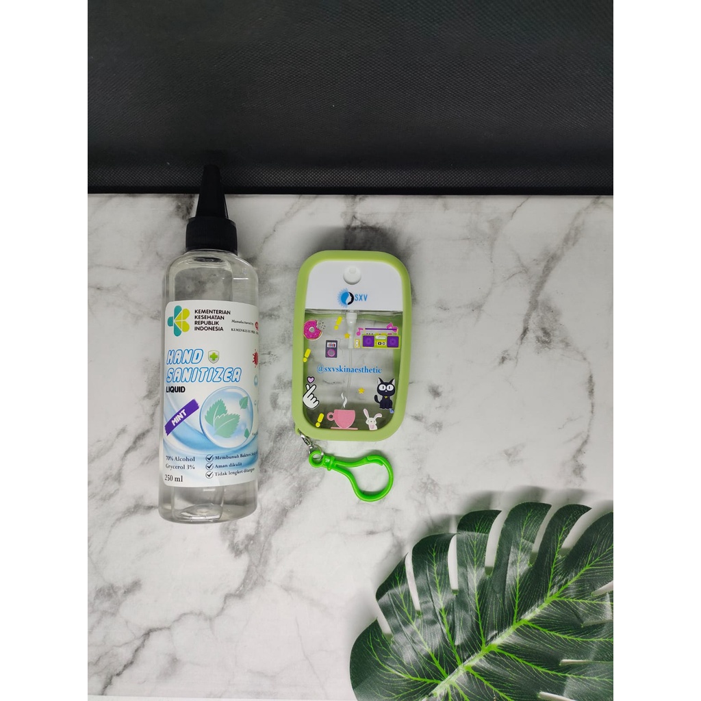 Hand Sanitizer Bundling Package SXV - Hand Sanitizer dan Refill 250ml Wangi Mint
