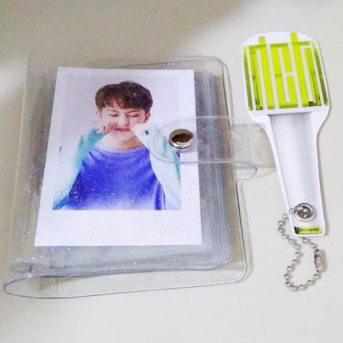 

BINDER MINI TRANSPARAN GLITTER JELLY TEMPAT PHOTOCARD POLAROID KPOP HEMAT
