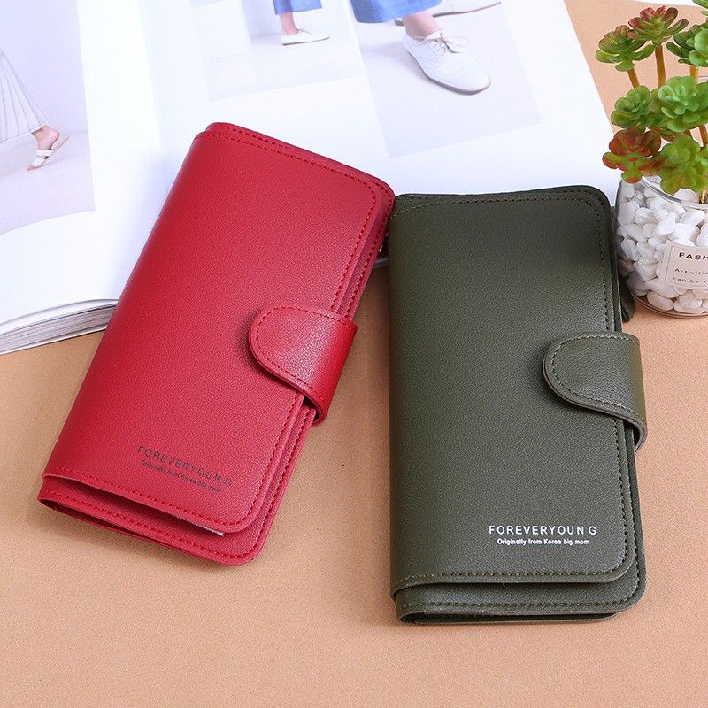 Medan Termurah KD13 Dompet cantik High quality Dompet panjang leather import