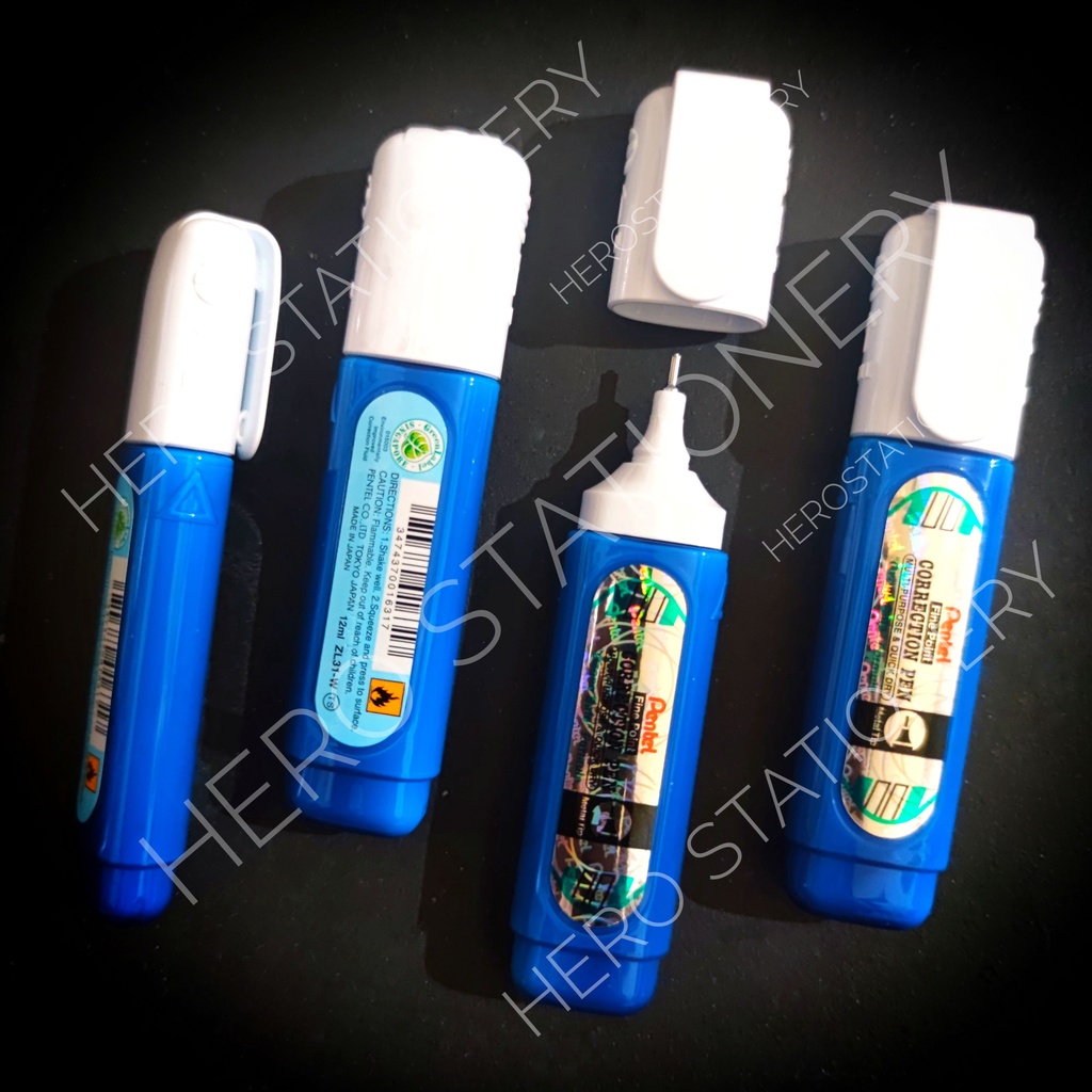 

Pentel correction fluid penghapus cair metal tip ozone safe formula