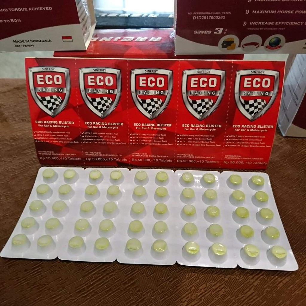 ECO RACING MOTOR 1 BLISTER (50 TABLET)