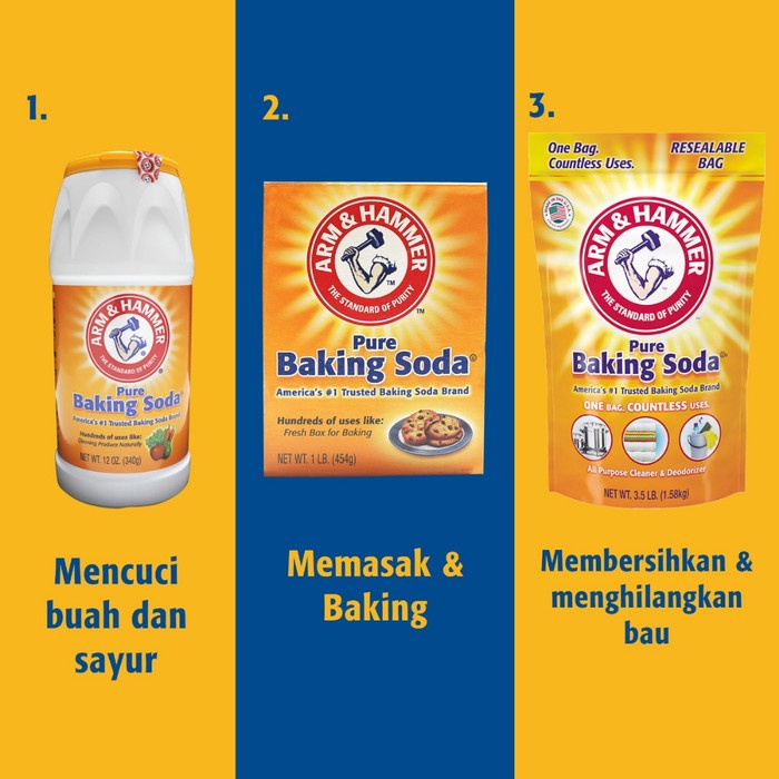 

Ht662D Baking Soda Arm & Hammer Shaker Untuk Pencuci Buah Dan Sayuran 340Gr Ht5H