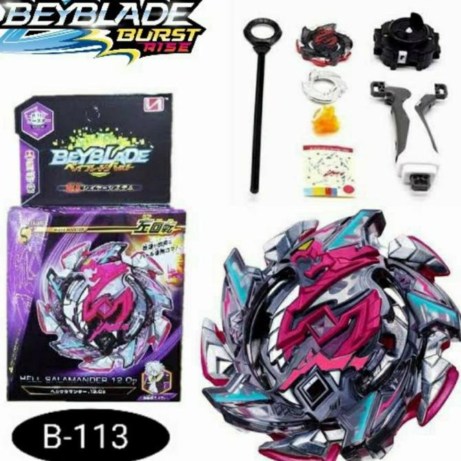 Beyblade Burst Booster Hell Salamander 12 Op Grip Handle Launcher B113