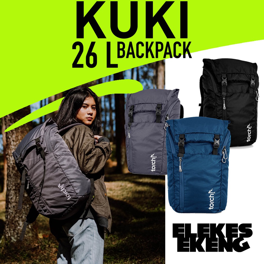 TAS RANSEL TORCH KUKI 26 LITER / TORCH BACKPACK KUKI 26 LITER / TAS PUNGGUNG KUKI 26 LITER