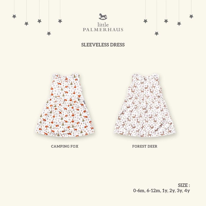 BAJU DRESS ANAK PEREMPUAN - SLEEVELESS DRESS LITTLE PALMERHAUS