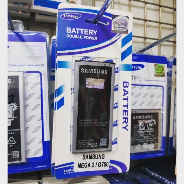 Batre Baterai Hp Samsung Mega 2 G750 G750F G750G G750H Battery Batterai Battre Batrei Batrai Ori 99