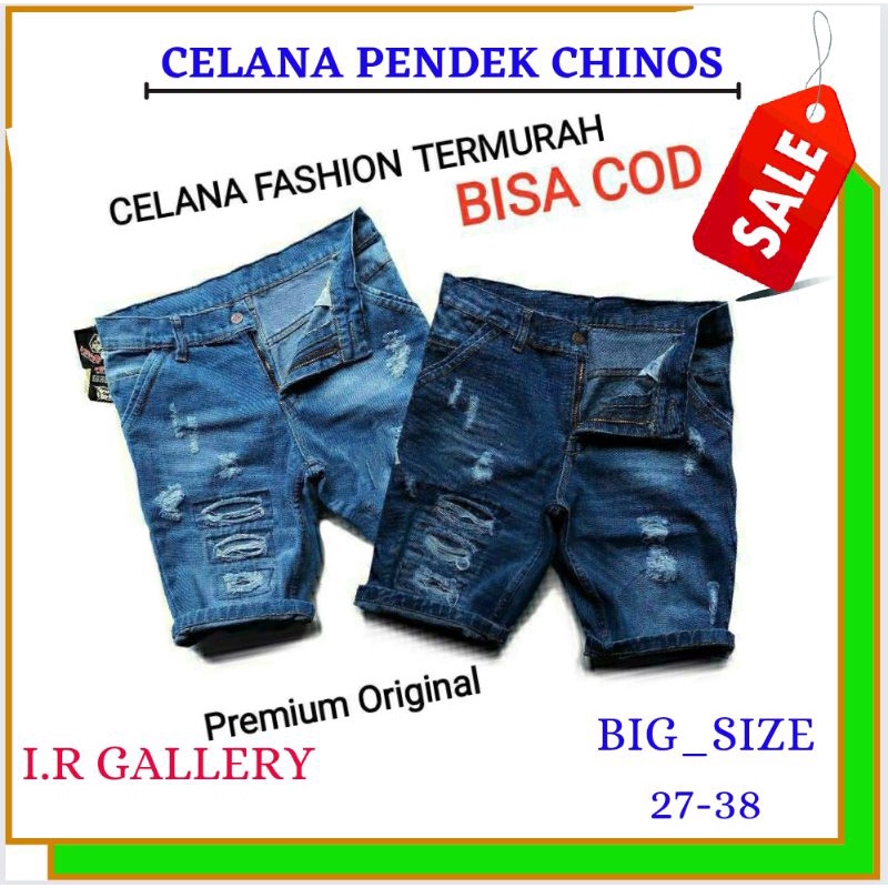 CELANA PENDEK SOBEK PRIA COWOK REMAJA DEWASA MOTIF SOBEK DISTRO SANTAI LEVIS MURAH JEANS ORIGINAL BI