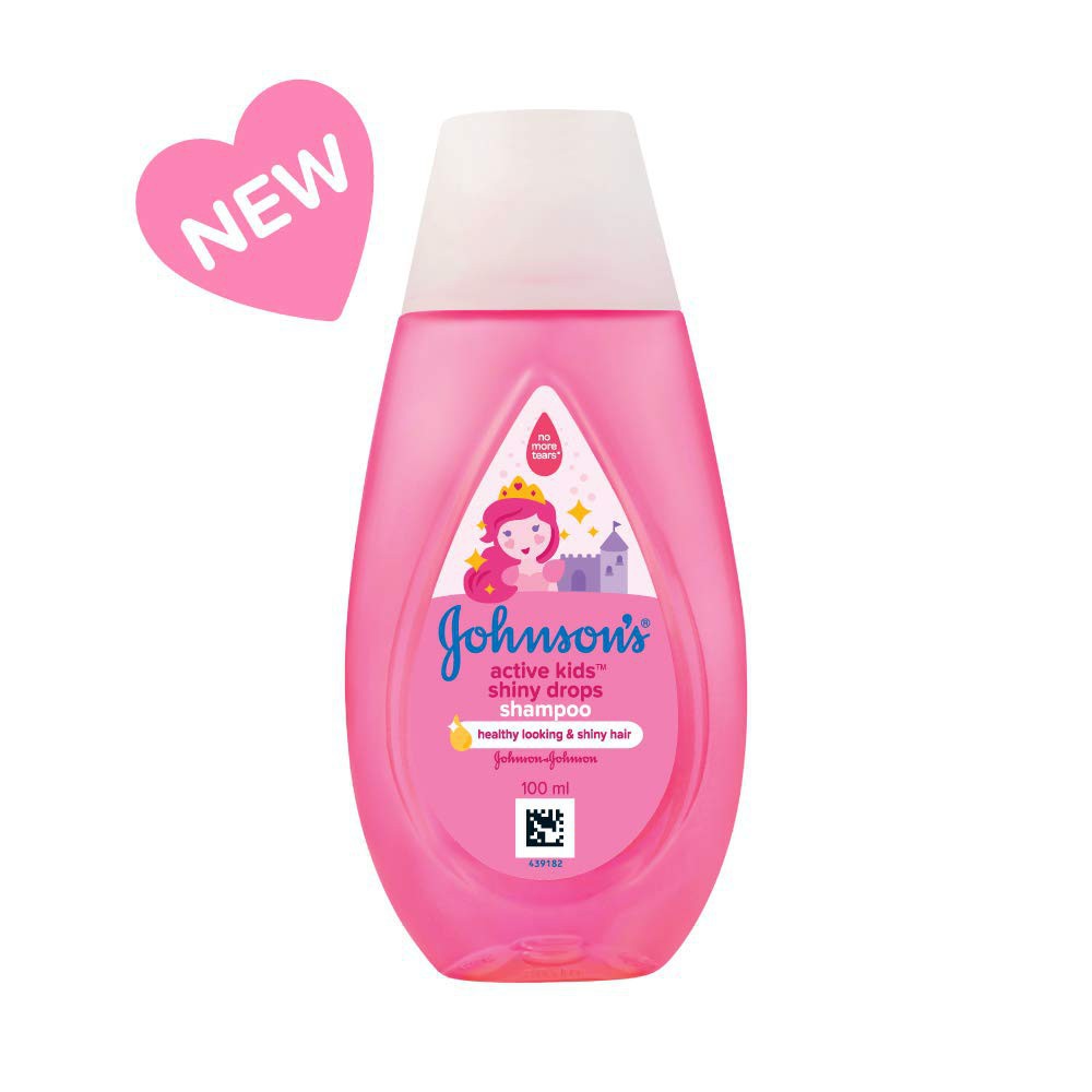 JOHNSON'S Active Kids Shiny Drops Shampoo - Shampo Anak-anak