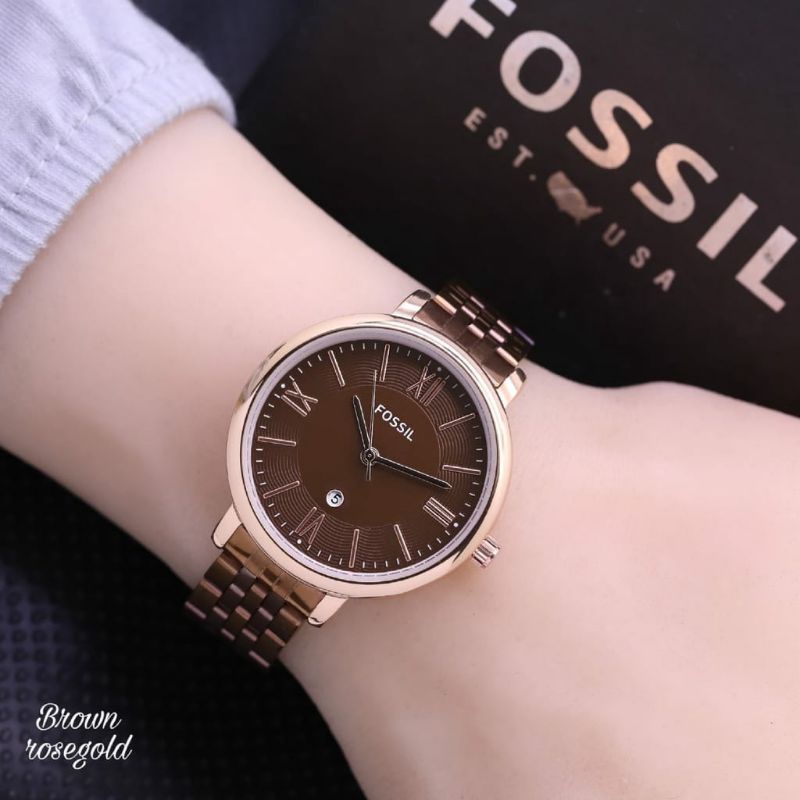 Jam Tangan Fossl Pria Wanita Rantai Bisa COD