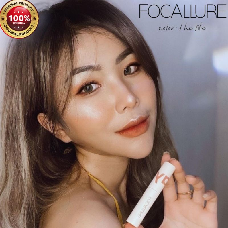 FOCALLURE True Matte Lip Clay Waterproof Lipstick Lip Gloss Lip Tint - Lipgloss Liptint Lipcream