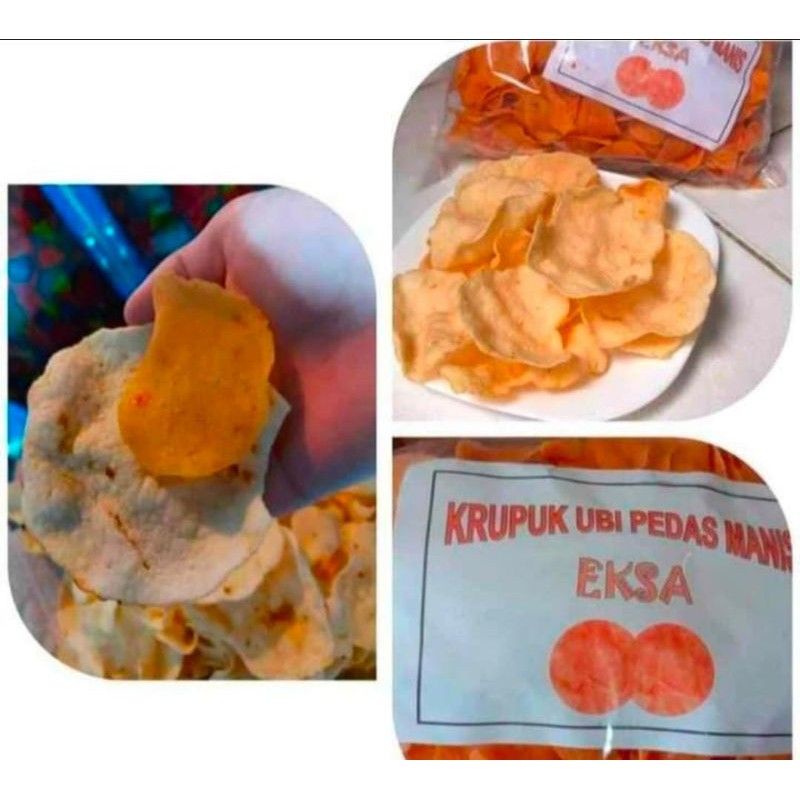 

kerupuk ubi pedas manis