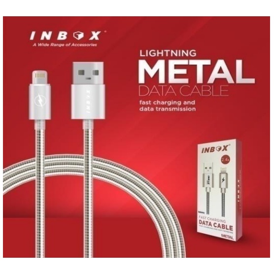 INBOX Kabel Data Fast Charging METAL Lightning / Type-C / Micro Data Cable METAL