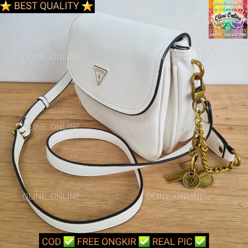 (WODB) Tas destiny flap digital sling bag shoulder bag jinjing three compartment roomy logo segitiga tali panjang shoulder baggb
