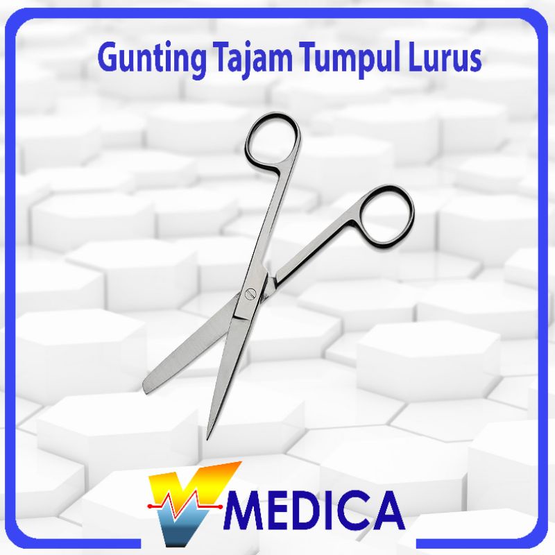 

Gunting Tajam Tumpul Lurus / Operating Scissor Straight Sharp Blunt