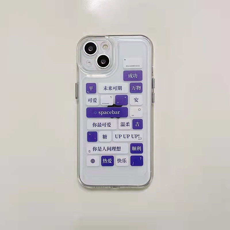 Case Akrilik Transparan 13 Pro 13prm Motif Papan Pesan Untuk iPhone 11 7Plus 8Plus Xr XS 13 12 Pro Max