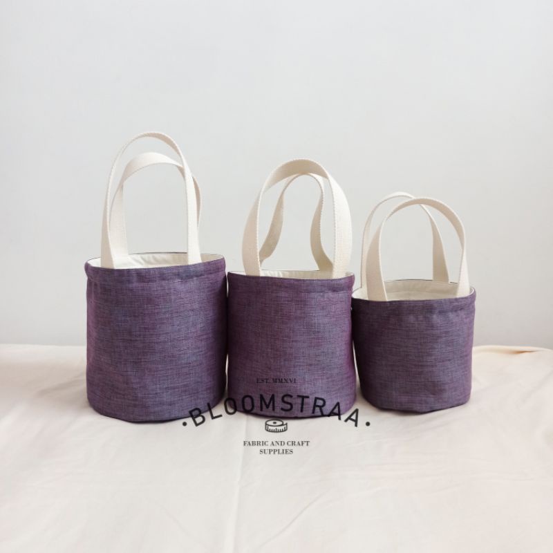 [BURNET] Tas Hampers Bucket Bag Canvas Souvenir Bags Kanvas Jepang