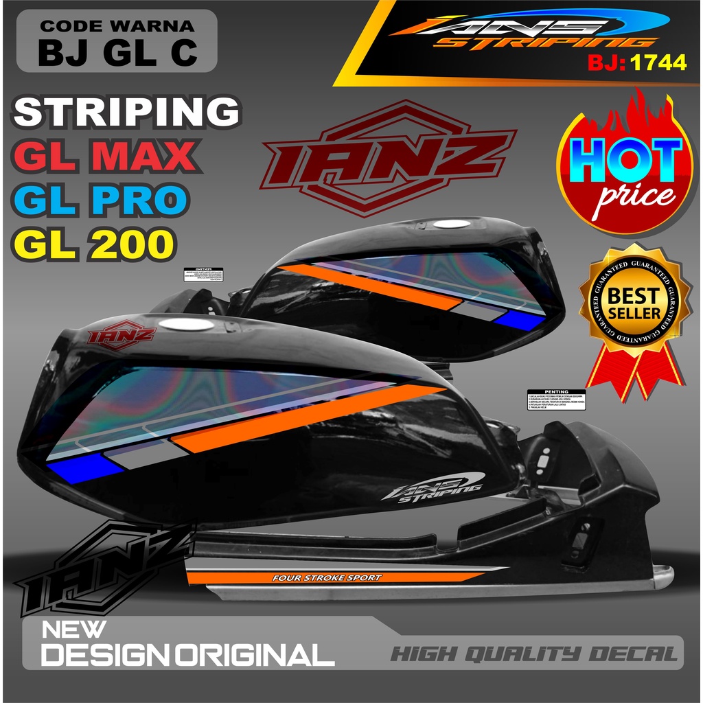 PROMO STRIPING HOLOGRAM GL PRO /  STIKER GL MAX VARIASI HOLOGRAM / STIKER HOLOGRAM