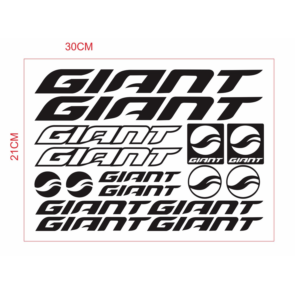 sticker cutting frame sepeda giant