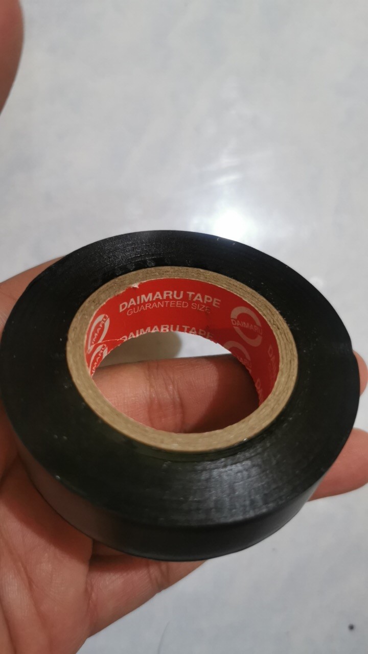 1 Rol - Daimaru Pvc Electrical Tape Isolasi Listrik [0.13 Mm X 19 Mm X 20 Meter]