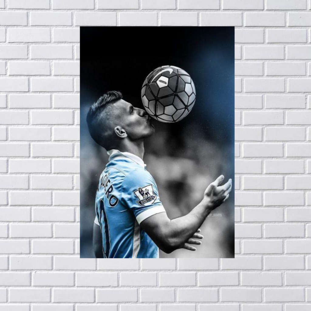 POSTER ARGUERO/FOTO POSTER ARGUERO/POSTER PEMAIN MANCHESTER CITY