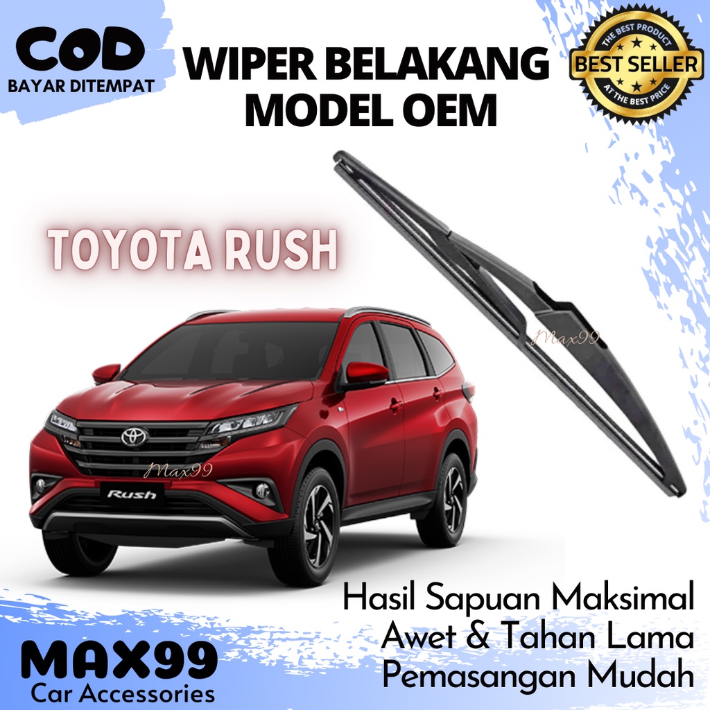 COD - Wiper Belakang Rush / Wiper Belakang Toyota Rush - Max99