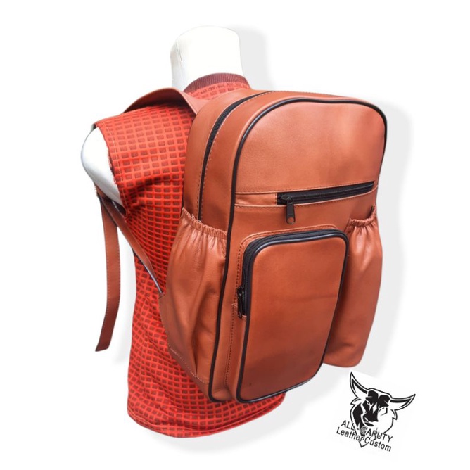 Ransel laptop kulit asli