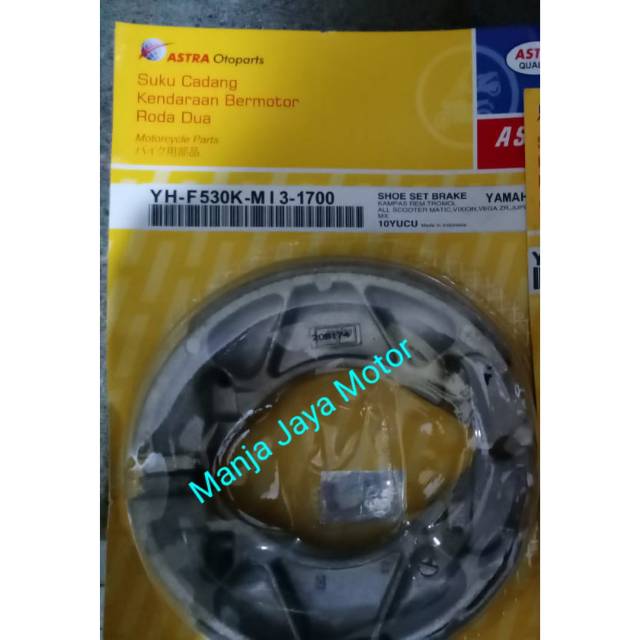 Kampas rem belakang Aspira for Mio smile/Xeon/Jupiter MX/Vixion tromol/Vega ZR/Mio sporty/Mio M3/J/Z