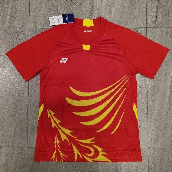 Kaos Badminton Yonex 6011A GO Import Merah