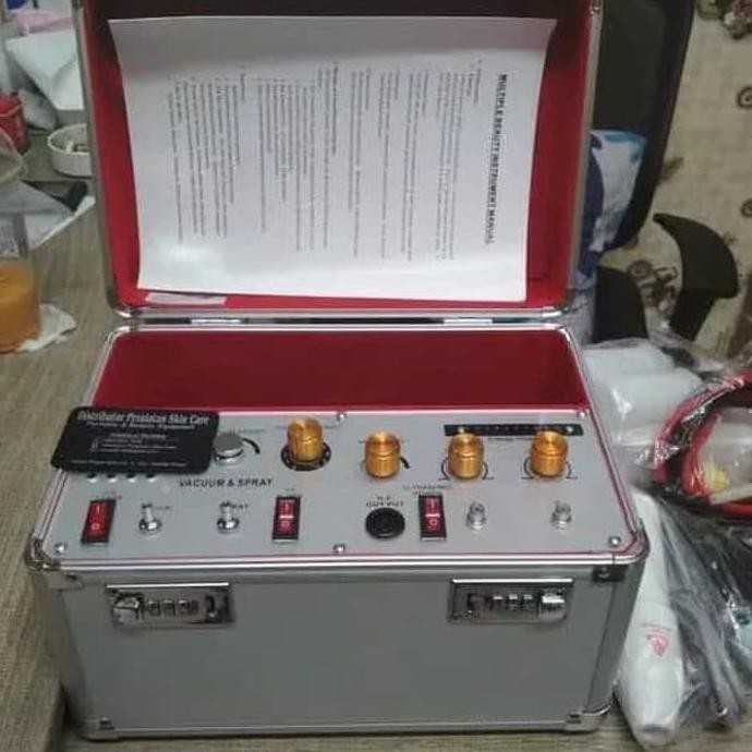 Alat Facial 4in1 / Mesin Facial 4fungsi box ultrasound, hf,vacum&spray