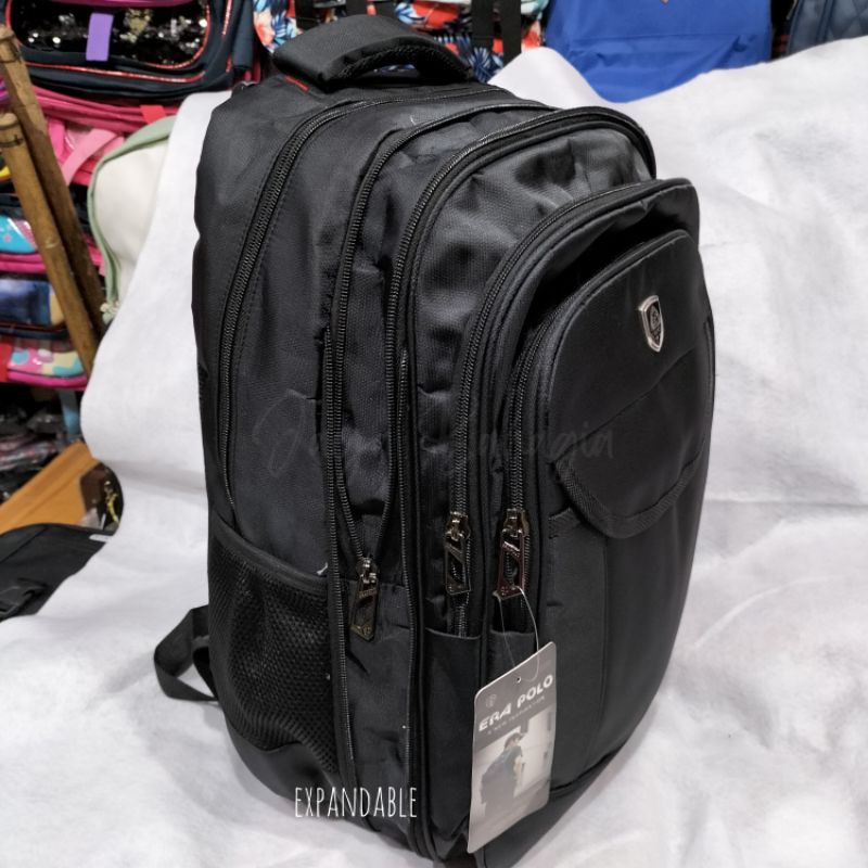 Ransel Laptop Murah 18 Inch Era Polo Expand 9101 Tas Sekolah Kerja Pria Wanita