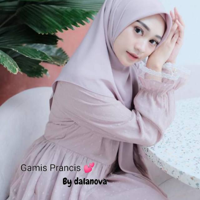 Gamis prancis by DALANOVA original 100 % leader DALANOVA