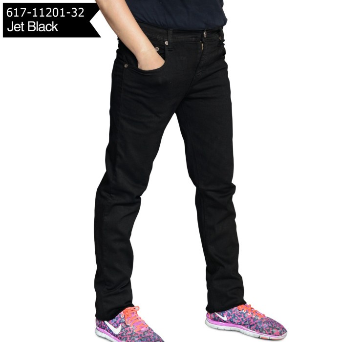 EMBA JEANS ORIGINAL BS 07.1 MORGAN SLIM 617-11201-32 JET BLACK - 28 BEST PRODUK