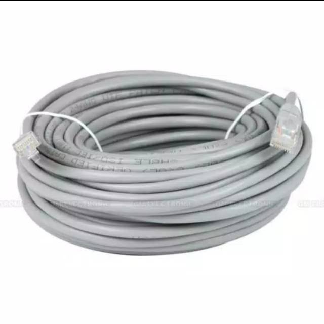 Kabel LAN SIAP PAKAI LAN UTP CAT5E ABU-ABU / Kabel LAN SINAR GARUDA CAT5E ECERAN CUSTOM
