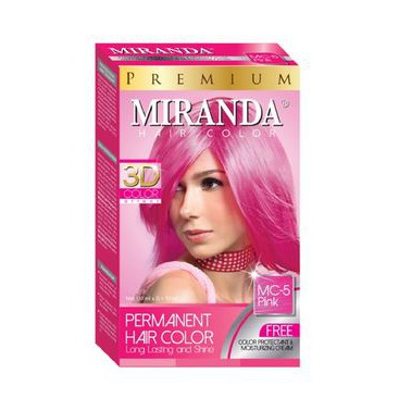 MIRANDA MC-5 PINK hair color pewarna cat rambut natural