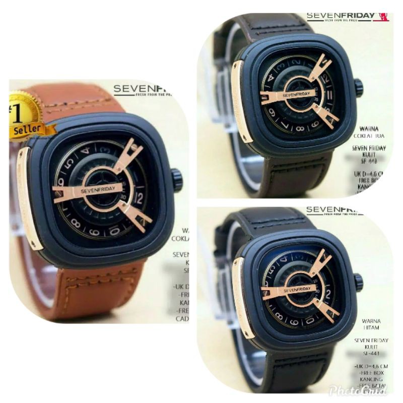 Original STOK TERBATASSSS...SEVEN FRIDAY JAM TANGAN PRIA Premium Kekinian