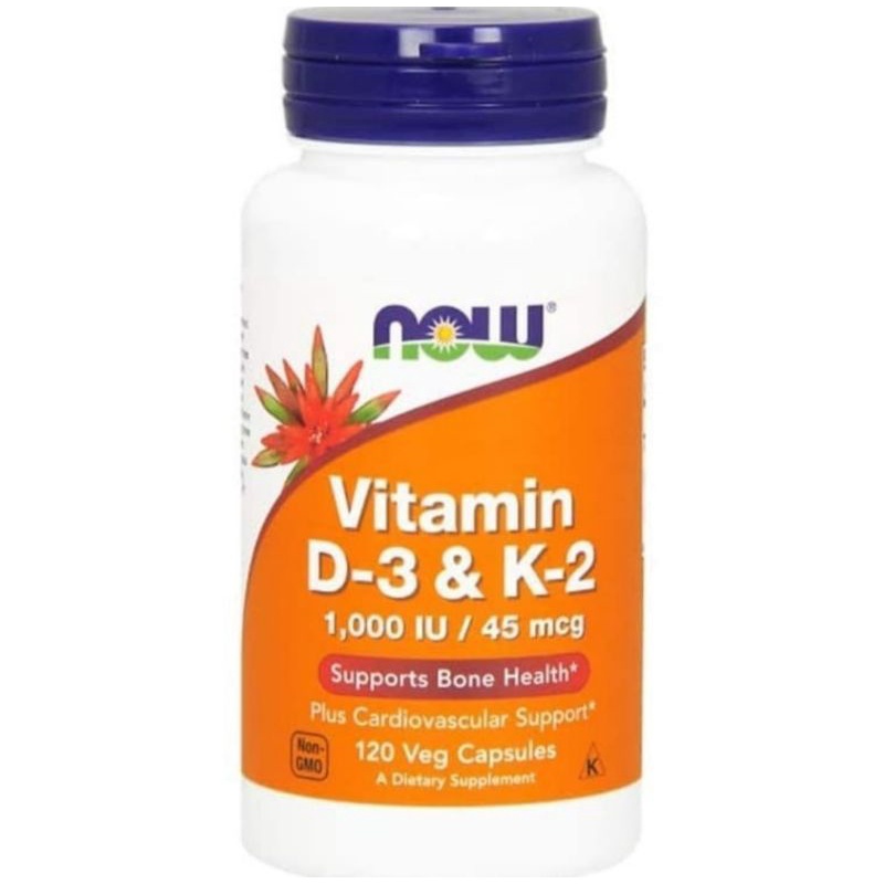 Now Food Vitamin D-3 & K-2 1000iu/45 mcg