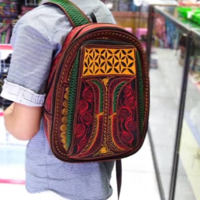 TAS RANSEL ACEH / BORDIR PINTU ACEH / TAS  PUNGGUNG SEDANG