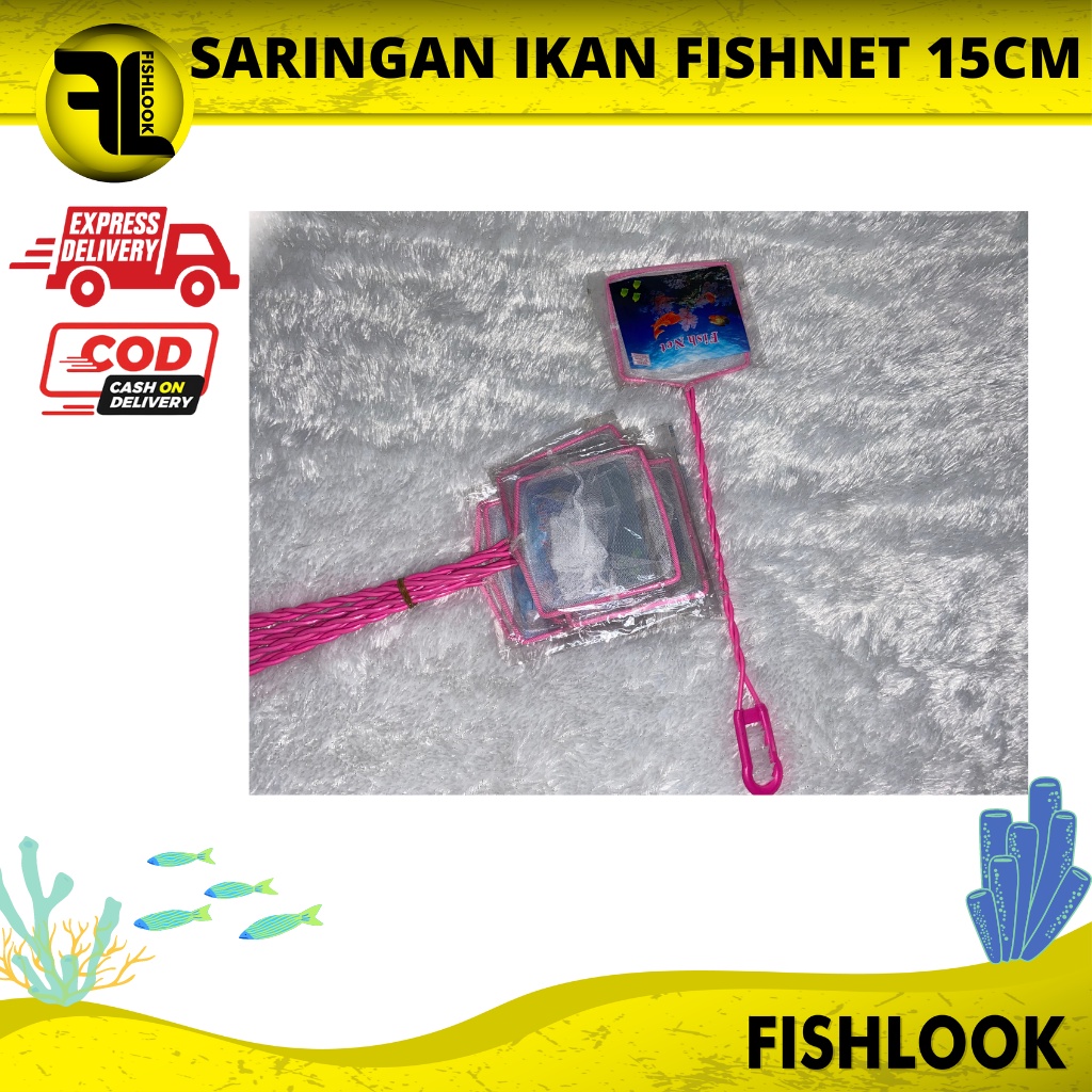 FISH NET 6 INCH / 15 cm serokan seser saringan ikan Aquarium murah