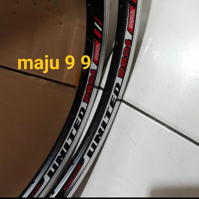 Velg/Rim Sepeda 26 United 36 Hole Double Wall Alloy VG-2604