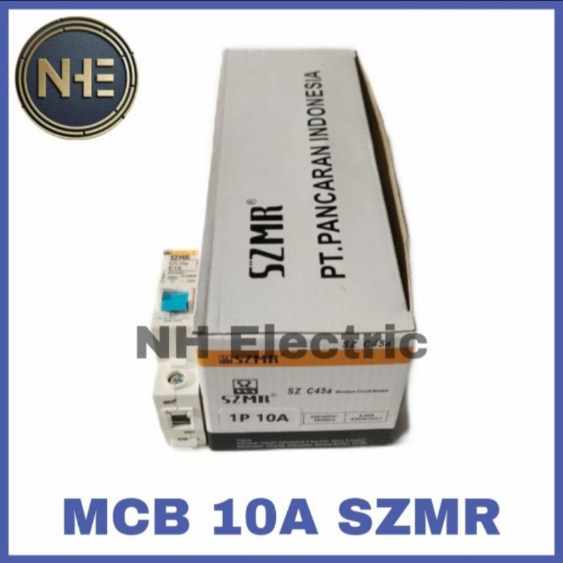 Mcb 1 Phase Szmr 2A, 4A, 6A, 10A, 16A, 20A, 25A, 32A, Dan 40A SNI