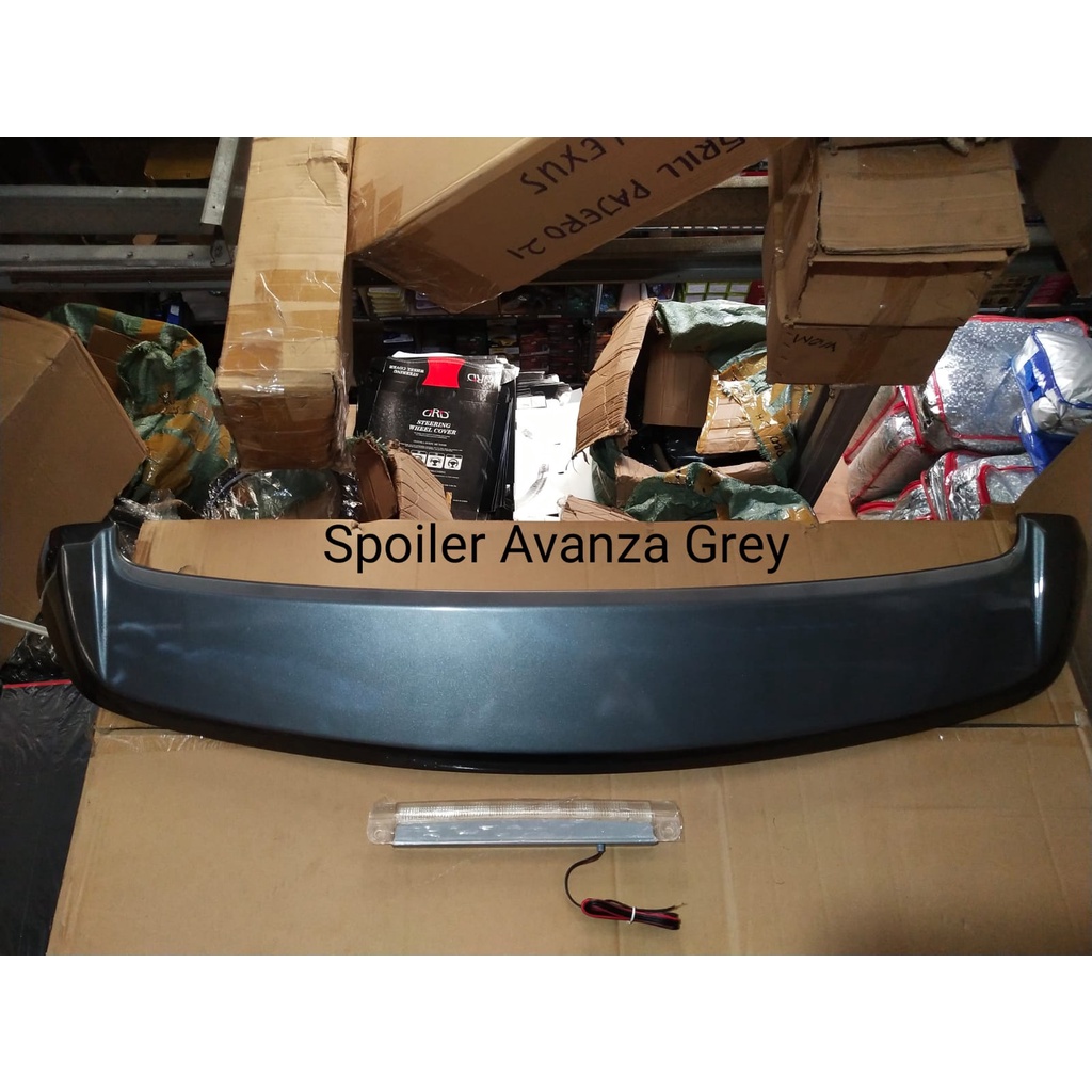 Spoiler Topi Belakang All New Avanza Plastik Lampu Original Spoiler